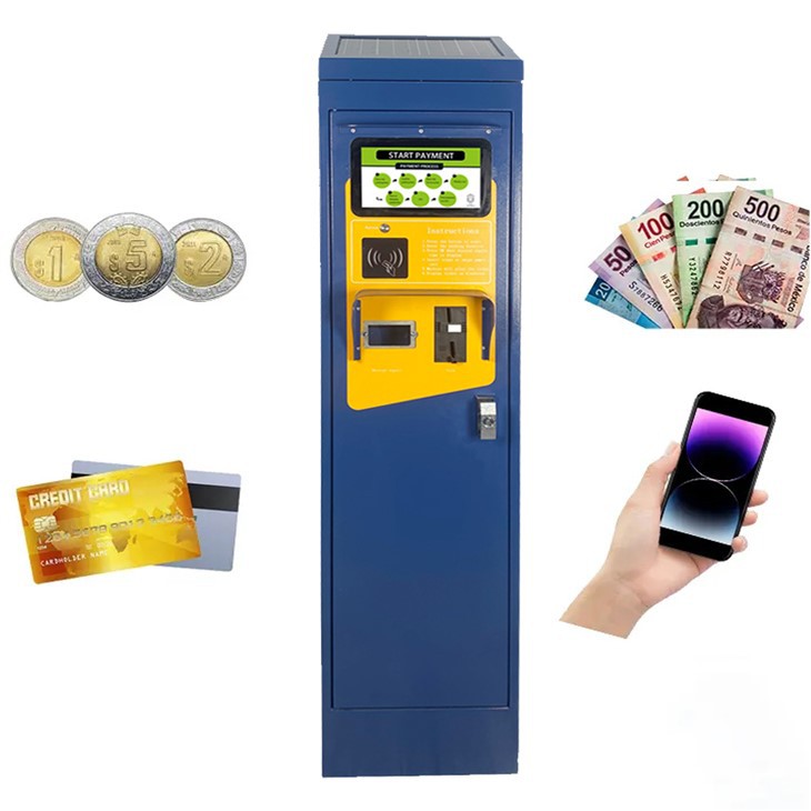 Plaťte a zobrazujte parkovací vybavení