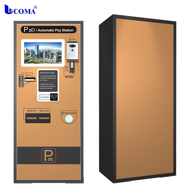 Hot Prodej Čárový kód Ticket Vehicle Access Control Auto Payment Machine Parkovací systém